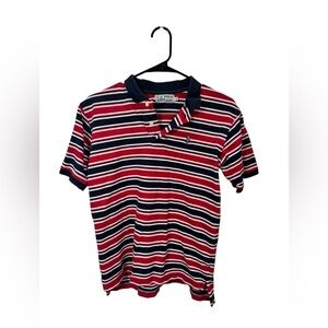 Vintage U.S. Polo Assn. Red and Navy Striped Shirt